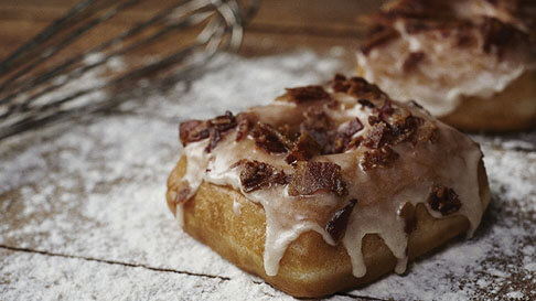 A cinnamon roll at Hollywood and Grind at Hollywood Casino at St. Louis, Missouri.